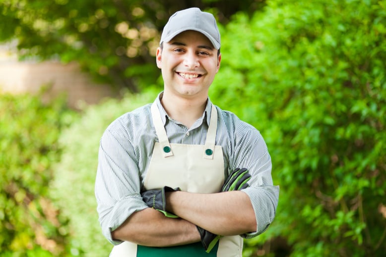 Gardener portrait